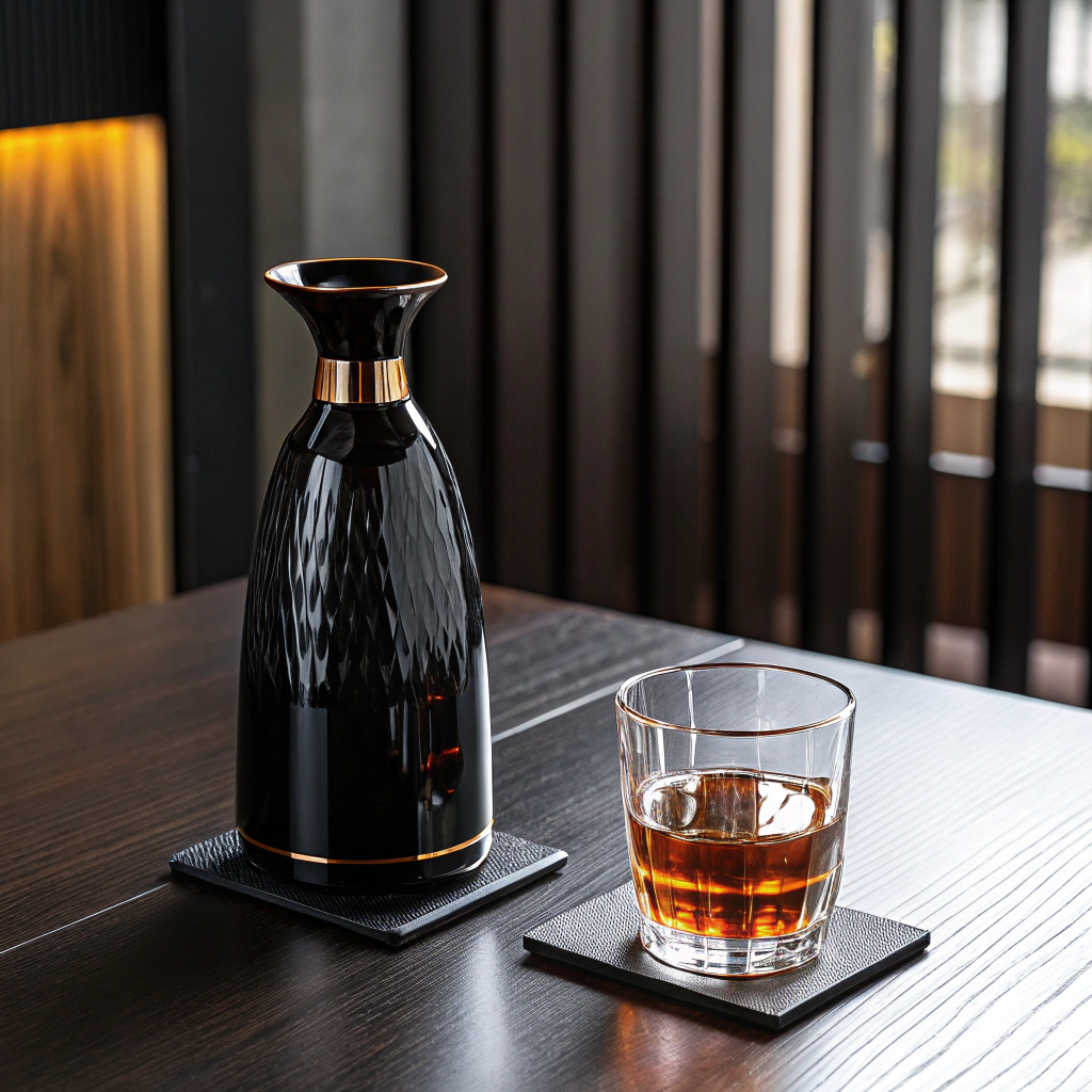 Premium sake selection at Evnsushi